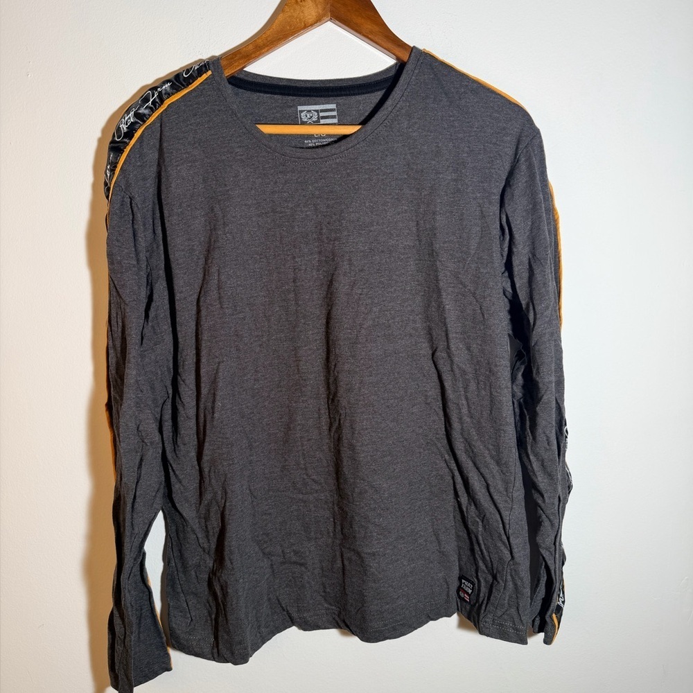Phat Farm Gray Long Sleeve Men's Shirt